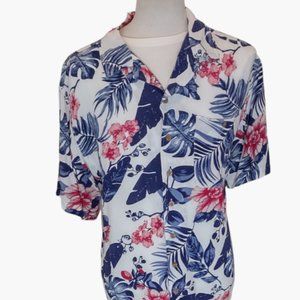 Tropicool 2X Hawaiian Casual 🦜🌴🥥 EUC